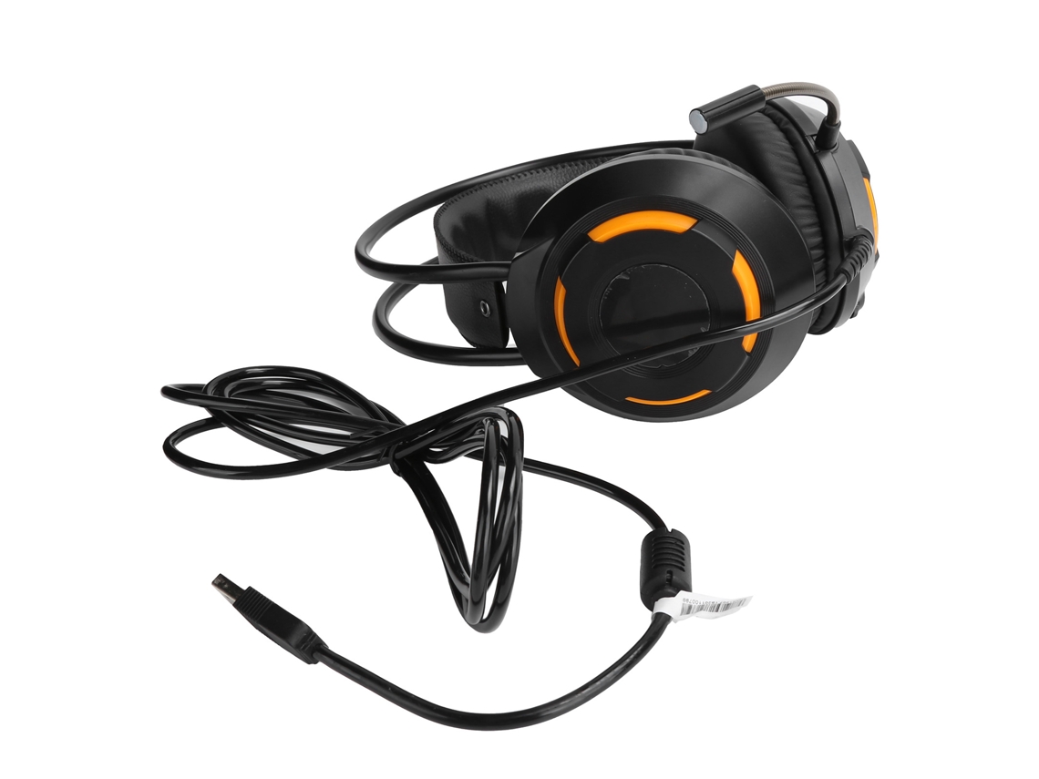 Aetheria fones de Ouvido Over ear Gaming com Som Surround 7.1 e Cancelamento de Ruído Usb