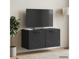 Vidaxl Gabinete De Tv De Parede Preto 59,5 X 31 X 30 Cm