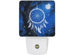 Luminária De Parede Com Sensor Crepuscular, Led 0,5 W, Moderna E