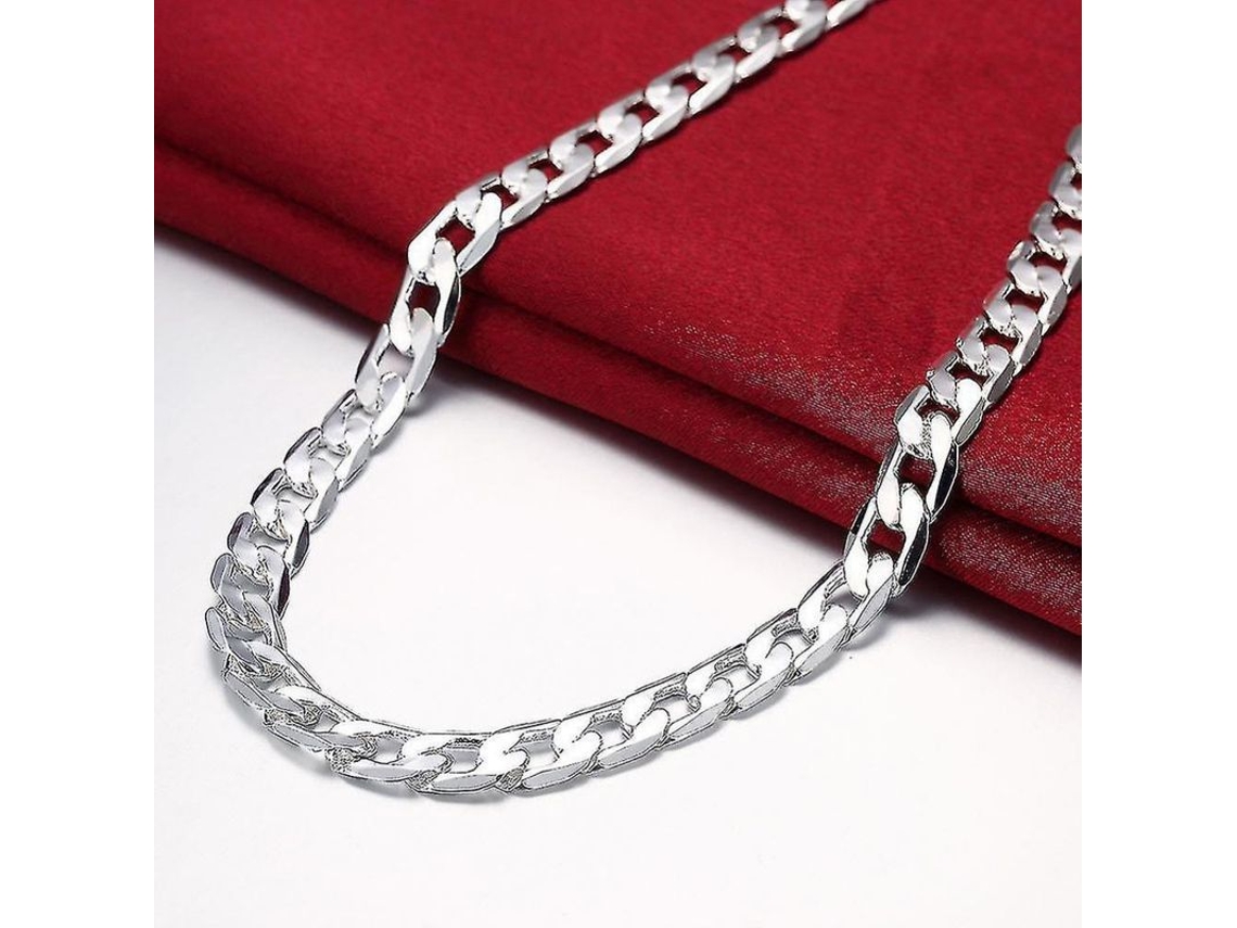 2026zentro-cadena De Plata 925 Para Hombres 20/24 Pulgadas 8mm Joyería Lujosa Regalo De Boda Navidad