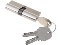 Fechadura de Porta Cilindro Antifurto 70 Mm, Proteção, Chave, Suave