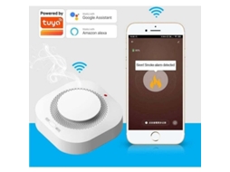 Lurelia Detector De Fumaça Residencial Tuya Smart Wi-fi Detector De Fumaça Tuya Alarme De Incêndio