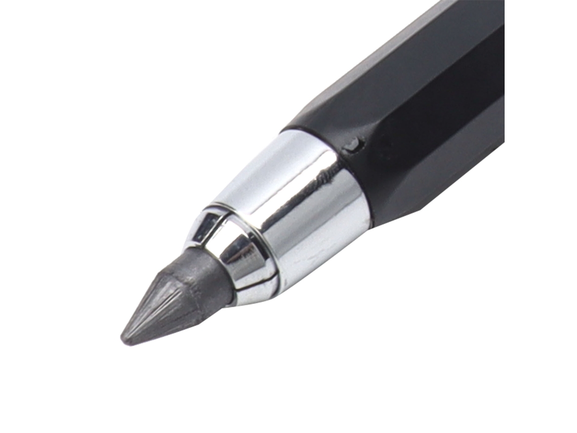 Lápiz Automático De Acero Inoxidable Com Recarga De 5.6mm, Portátil Para Pintura E Grafite, Lápiz Mecânico Artístico E De Esboço