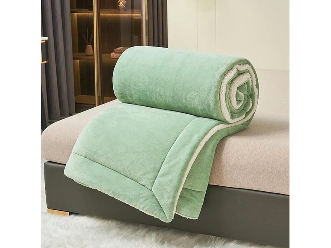 Manta de Flanela Coral Macia e Quente Ideal para o Quarto Sofá cama Outras Ocasiões Edredom Macio Confortável
