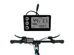 Visor LCD para bicicleta elétrica, scooter, velocímetro para bicicleta elétrica MTB Brilvibera