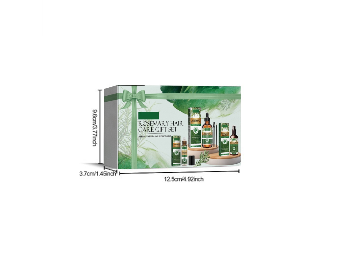 2026 conjunto Regalo de Cuidado Capilar Romero Eelhoe Anti caída Fortalece Grosor Hidrata Raíces (rodillo + Spray + Aceite Esencial)
