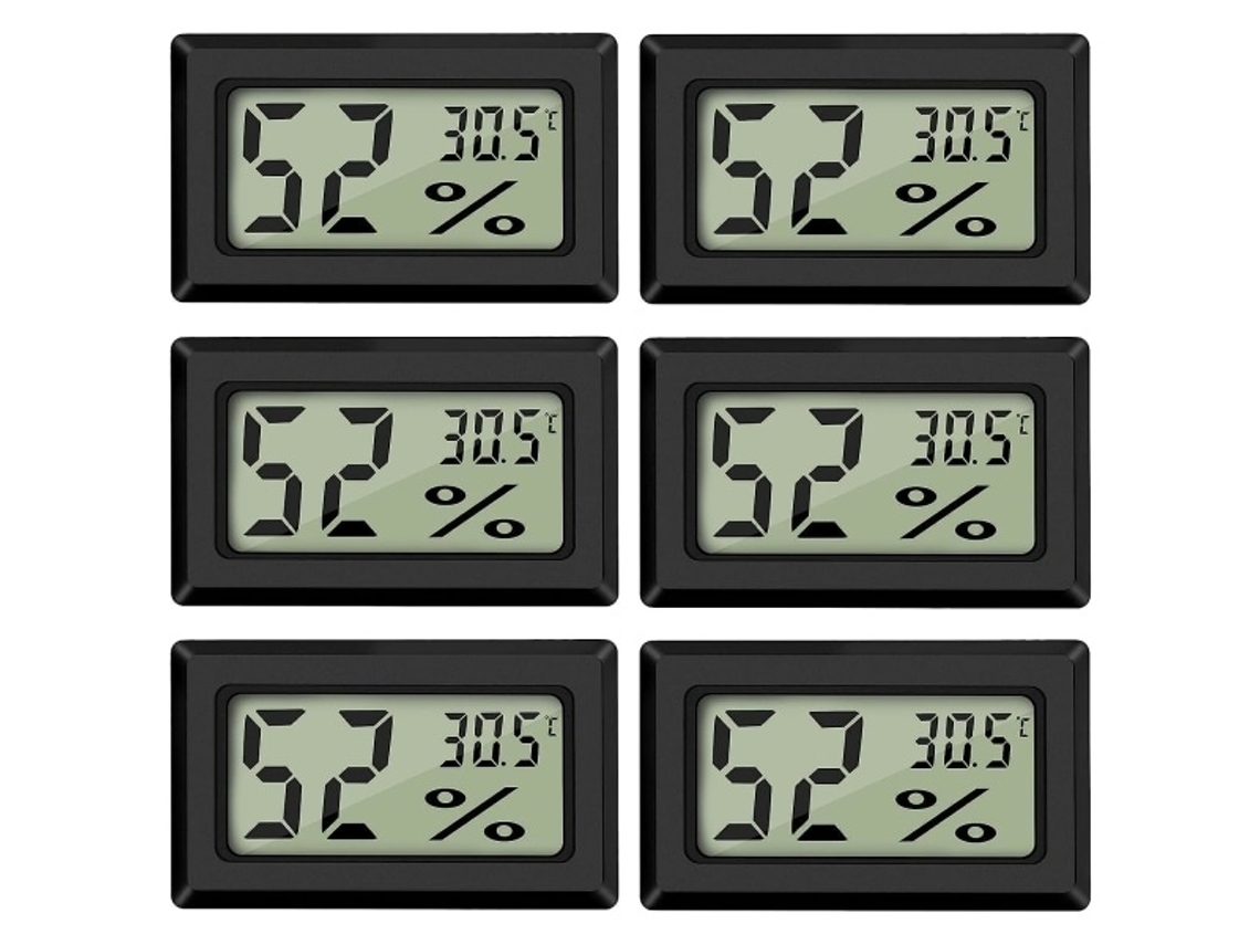 Lurelia Termohigrómetro Lr44, Digital, Ecrã Lcd, A Pilhas