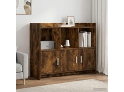 Vidaxl Buffet Carvalho Fumado 98,5 X 33 X 80 Cm Derivados De Madeira