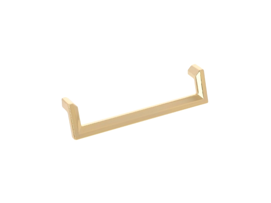 Conjunto de 6 Puxadores em Zamac com 160mm de centro, ouro HARDWAREXCHANGE