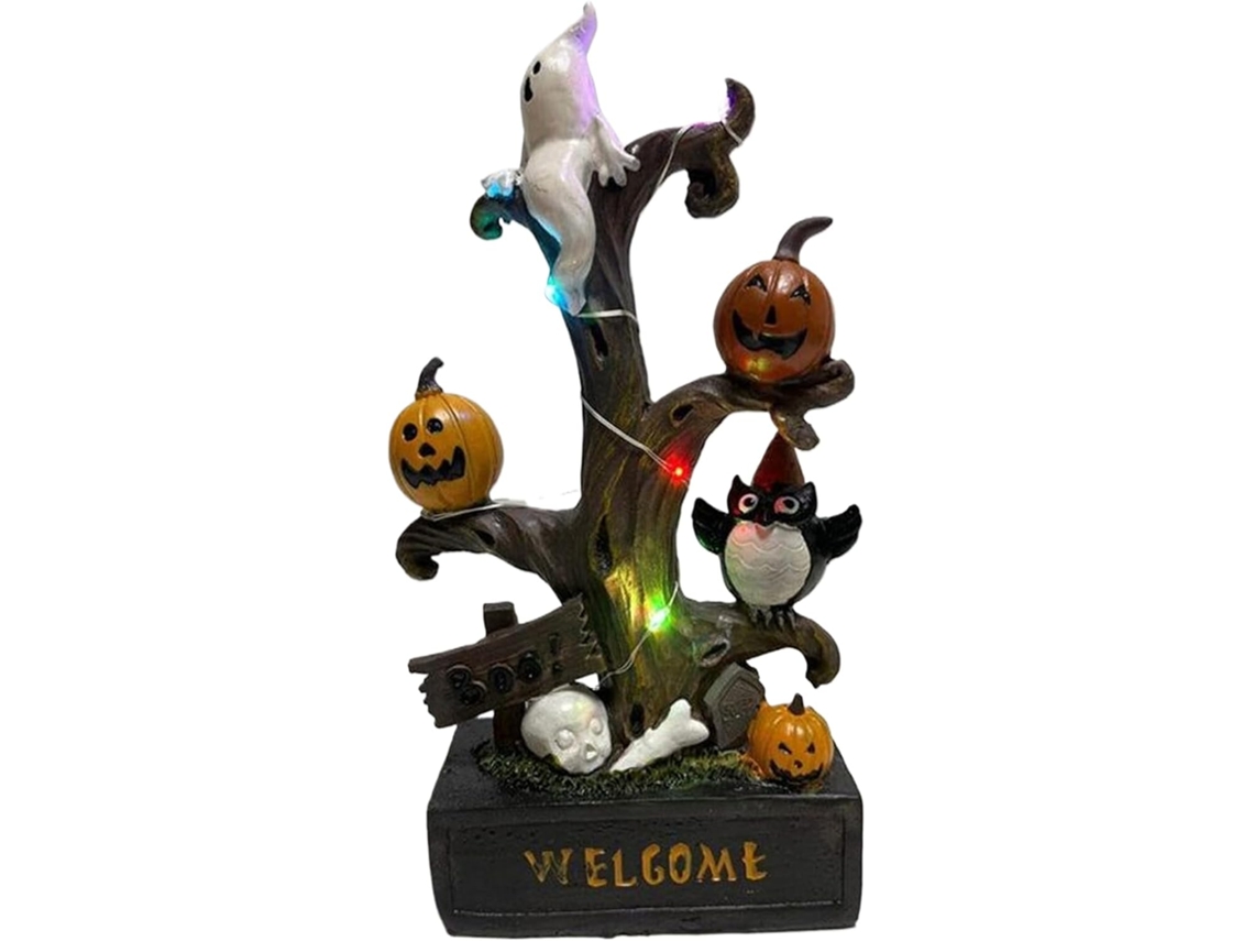 Slowmoose Estátuas Decorativas De Halloween Com Abóbora