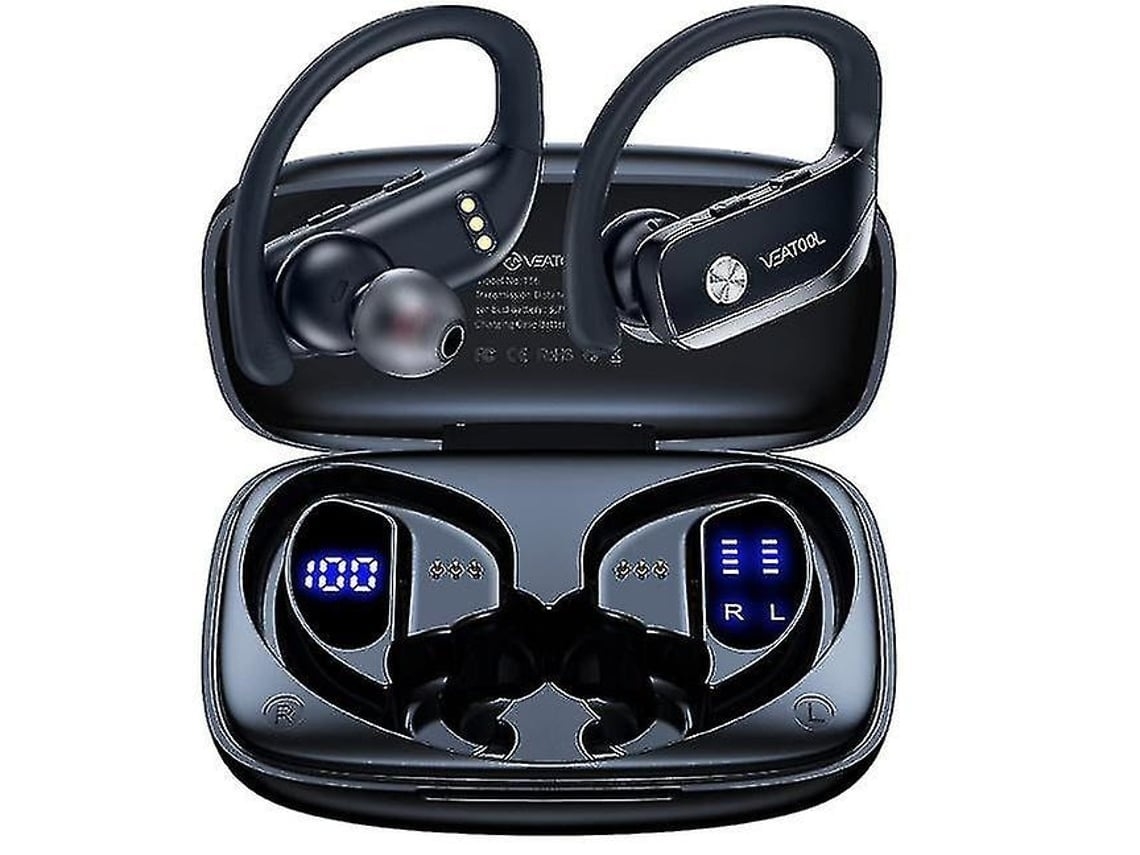 Auriculares Sem Fios Bluetooth Display Led/lcd Lurelia
