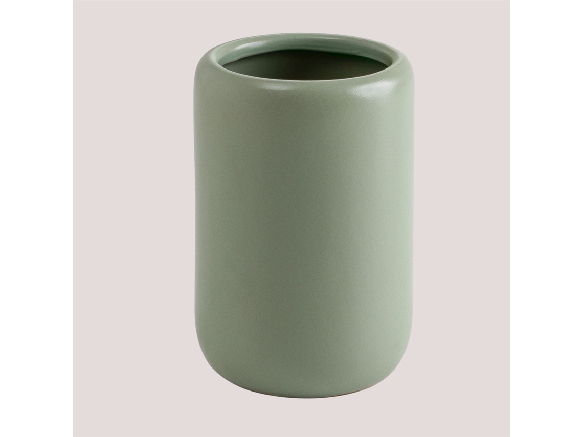 Porta-escovas SKLUM (Cerâmica - Verde - 12 cm)