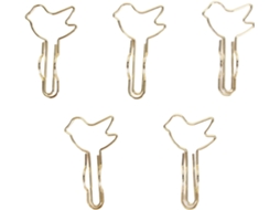 Conjunto Genérico Com 50 Alfinetes de Caneta de Metal, Porta Canetas em Design Animado Formato Passarinho