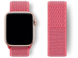 Bracelete para Watch Series 4 NylonSense Vermelho