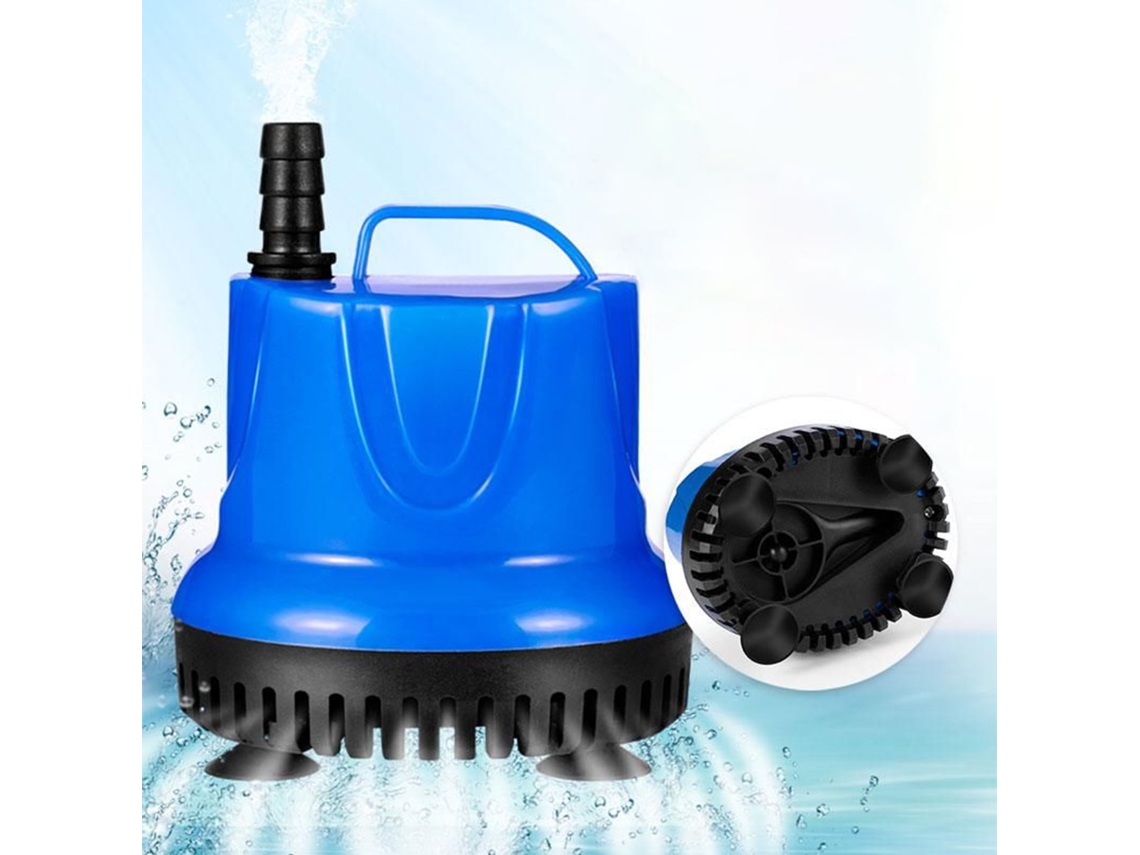 Bomba De Água Submersível Silenciosa Ajustável Com Elevação De 6,56 Pés, Chrui (1800l/h, 20w)