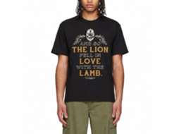 Rockinstone Twilight Movie Lion Lamb Quote Black Adult T-shirt Size:l