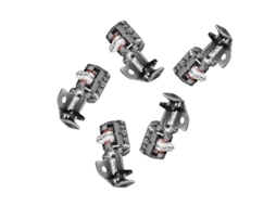 5pcs Motor de Passo Micro 6mm, Miniatura, 2 Fases, 4 Cabos, Deslizador de Parafuso com S/MARCA
