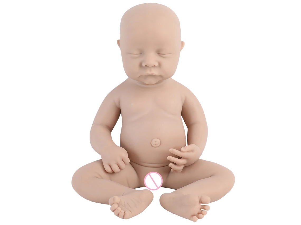 Boneca De Bebê Reborn Em Silicone, Textura Realista, Opções Unissex,43cm Menino Oem (16.92inch)