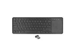 Lurelia Teclado Touchpad 78 Teclas, 2,4 Ghz, Sem Fio, Abs, Touchpad Para Pc, Tablet, Laptop, Ipad/ios