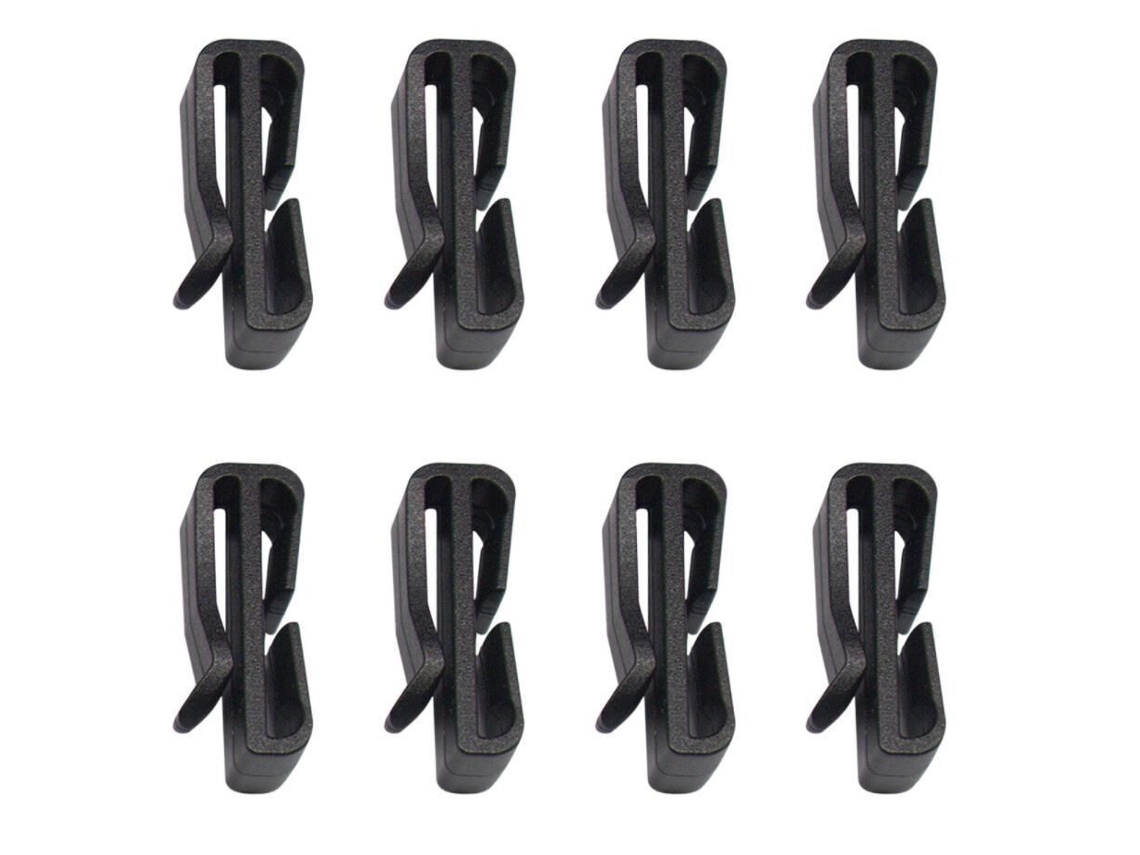 Conjunto De 10 Presilhas Fixação 25 Mm Para Cinto Mochila, Cinto Multifuncional
