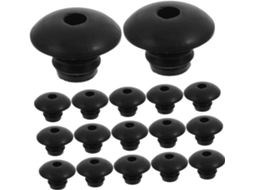 Unomor 120 Peças De Travas Borracha Para Ganchos Painel Perfurado, Pre