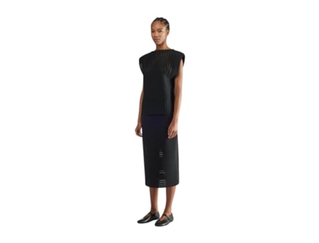 Top De Mulher Liviana Conti Spalline Viscose Preto (m)