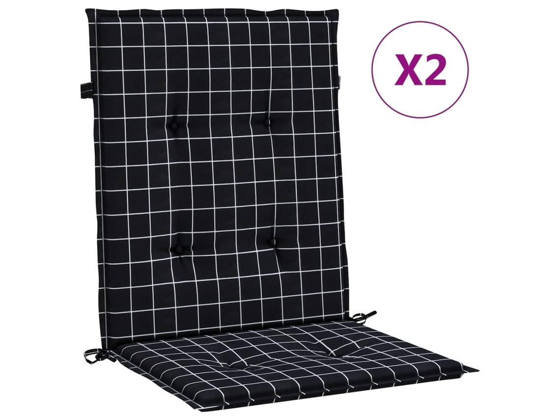 Lowback Chair Cushion, Lowback Chair Cushions Vidaxl Multicolor Tecido (100 X 50 X 4 Cm)