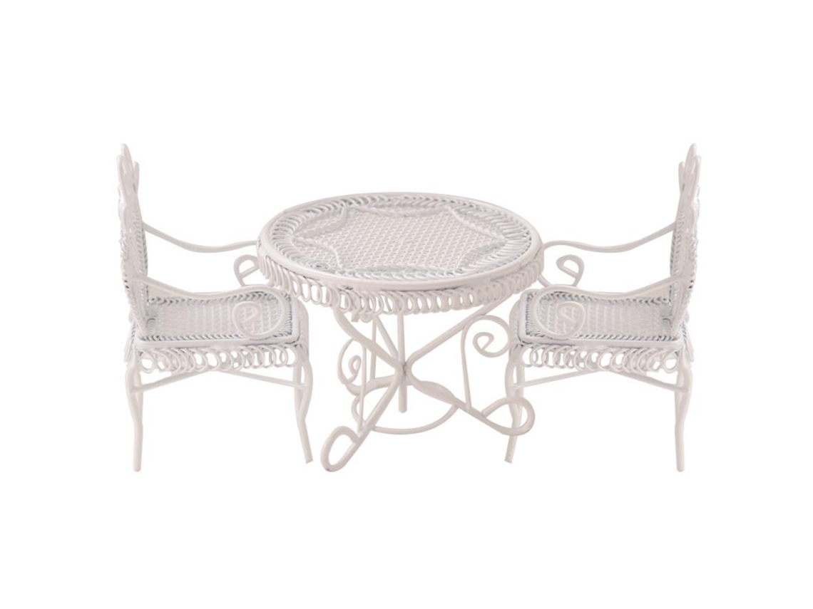 Conjunto De Mesa De Jantar Em Miniatura 1/12 Móveis Para Casa De Bonecas