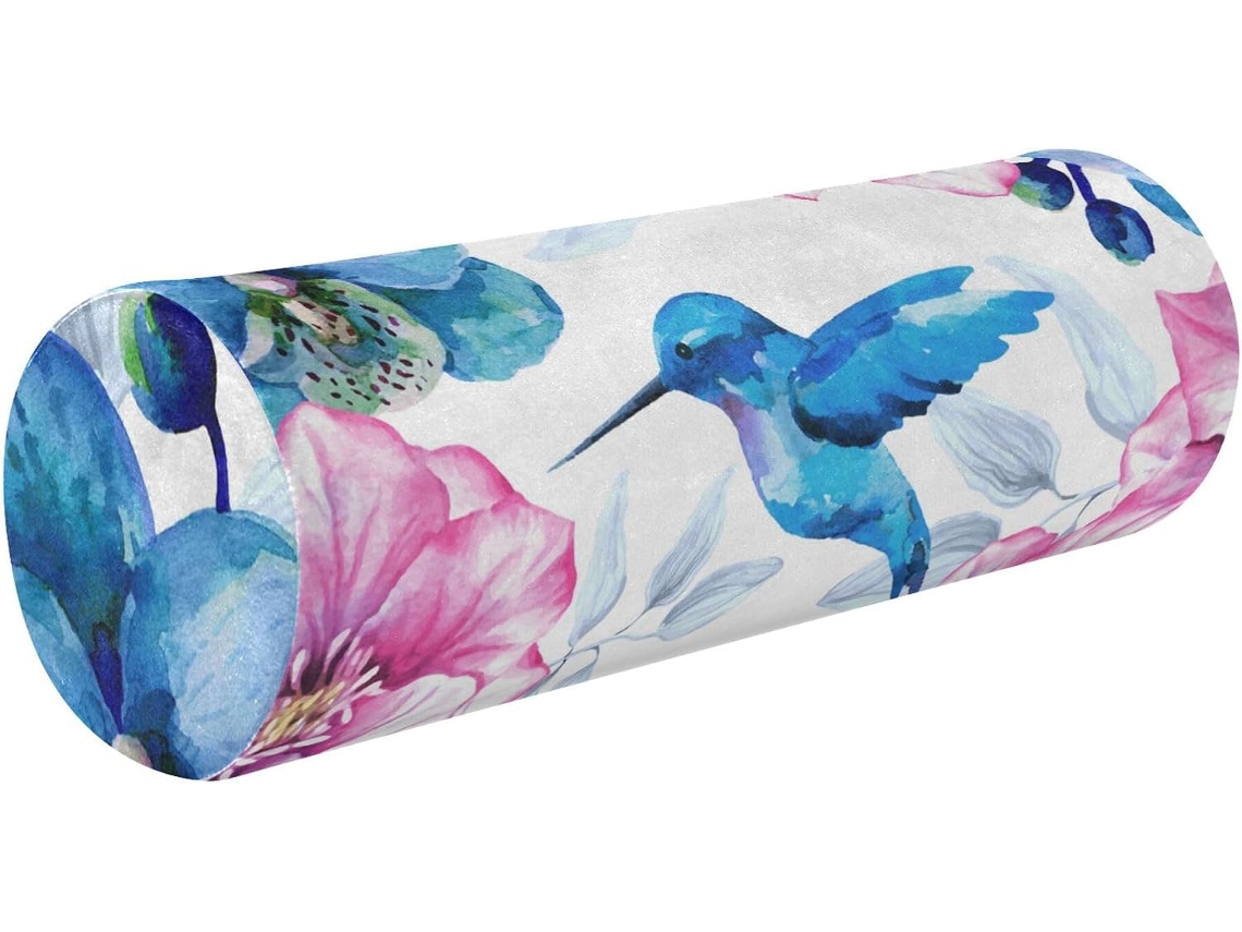 Almofada Cilíndrica Ideal para Viagens, Casa e Escritório