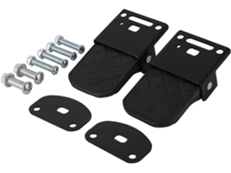 Apoios De Pés Dobráveis Para Motocicleta E Bicicleta De Montanha, Compatíveis Com Bicicletas De Montanha, Pretos, 138 X