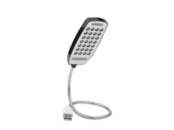 2026 luz Flexible Usb 5v com 28 Leds para Leitura e Computador, Mini Lâmpada Portátil com Interruptor Preto