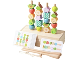 Brinquedo De Madeira Para Empilhar, Blocos Encaixe, Presente Natal,
