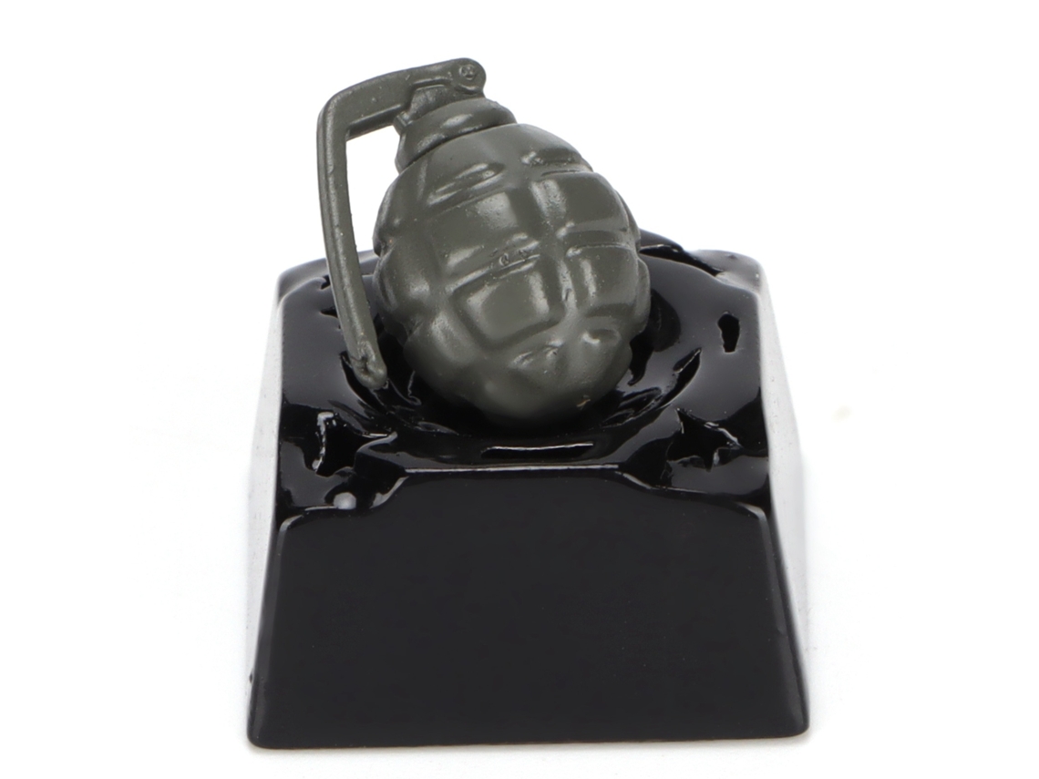 Lurelia Keycaps Decorativa Formato Granada Liga Alumínio Para Teclado Mecânico