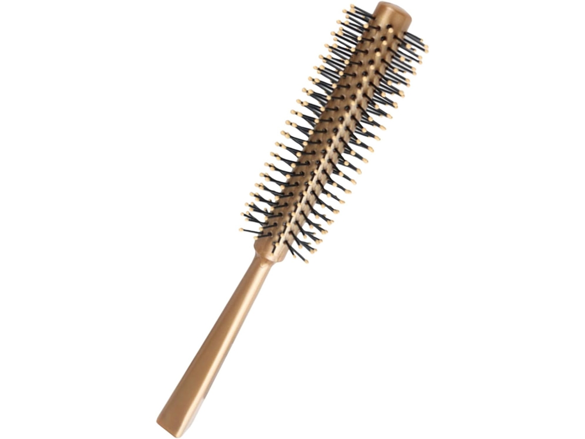 Escova De Cabelo Cilíndrica Redonda Para Secar Com Secador, Escova De Rolo Nylon Com Cerdas Ponta Arredondada Para