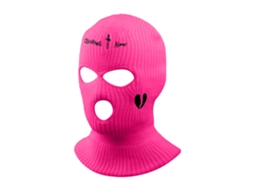 Capuz Mali Balaclava com 3 Buracos Tricotado Protetor Facial Inverno Impermeável Ao Vento para Ski Ciclismo Corrida