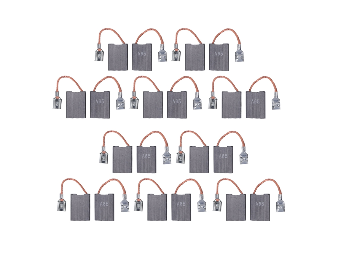 20 Peças De Lixa De Carbono Para Motor De Ferramentas Elétricas, Esmerilhadeira, Furadeira, Martelo, Peças De Reposição