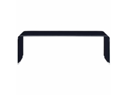 Mesa de Centro 98x45x31 Cm Vidro Temperado Preto MAISON EXCLUSIVE