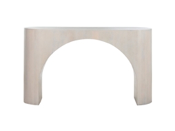 Mesa de Consola em Madeira de Mangueira Branca, 136x40x76cm ALEXANDRA HOUSE LIVING