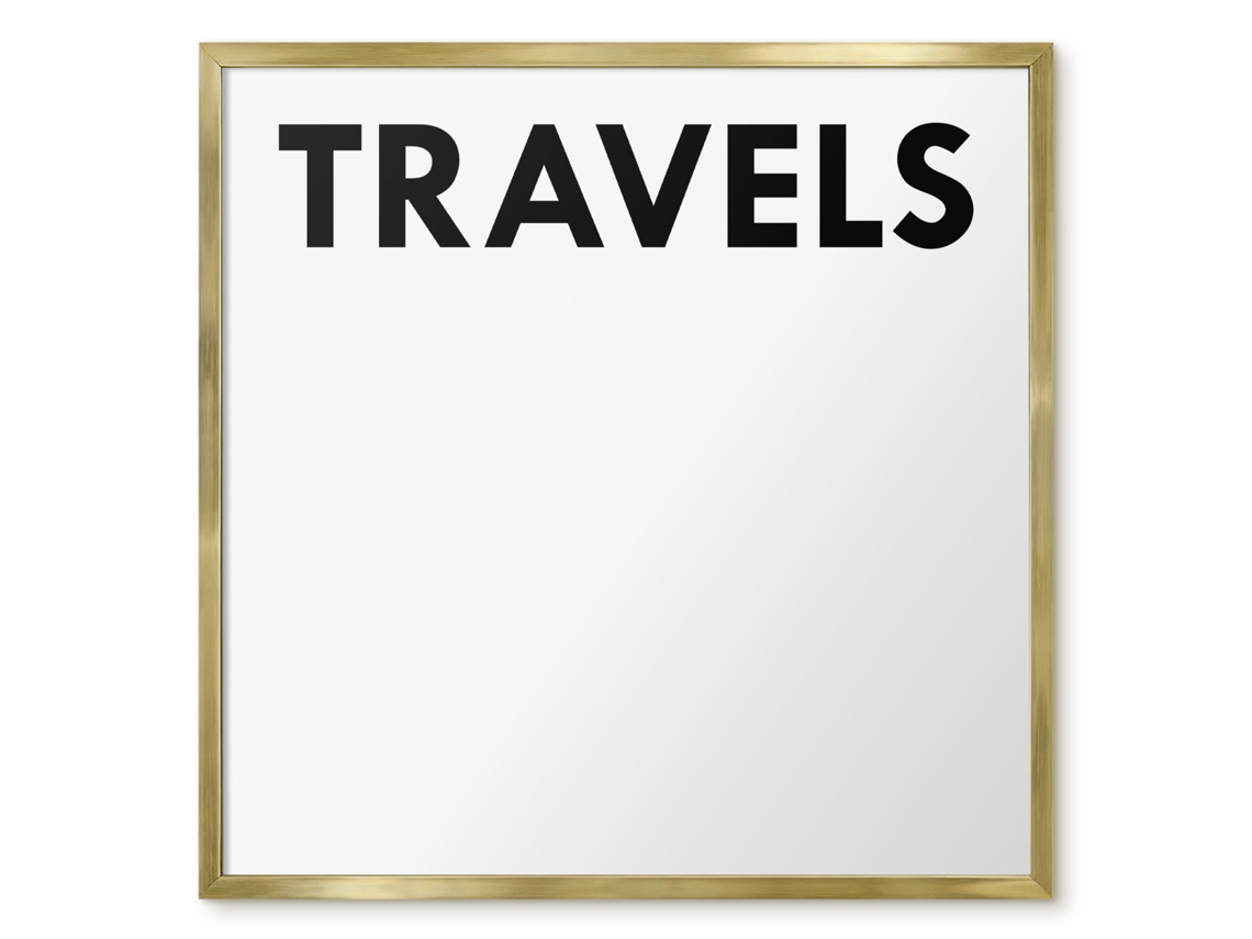 Magnetic Wall Board Travels For The Office Espelharte (50x50 Cm)