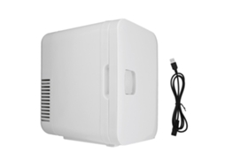 Mini frigorífico portátil 6l usb, conserva alimentos, bebidas, medicamentos, casa, escritório ou carro LAXISCREED