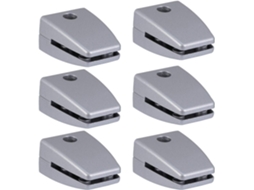Suporte vertical para monitor Healvian em liga de alumínio laminado, para mesa, com suporte ajustável e base plana.