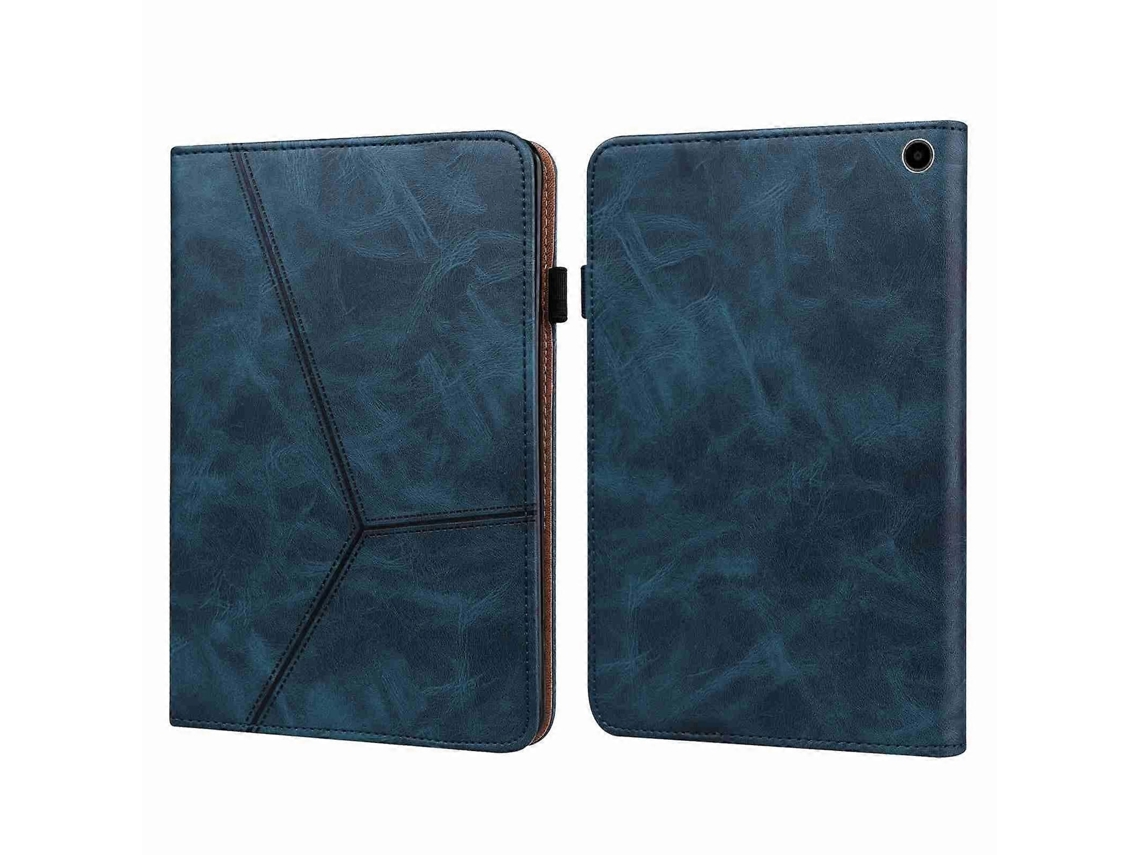 Capa de couro com listras em relevo Webake para tablet Amazon Kindle Fire HD 8 (2022)