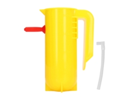 GARRAFA de Leite Primerox para Cordeiros, 800ml, Escala, Chupeta, Pequenos Animais