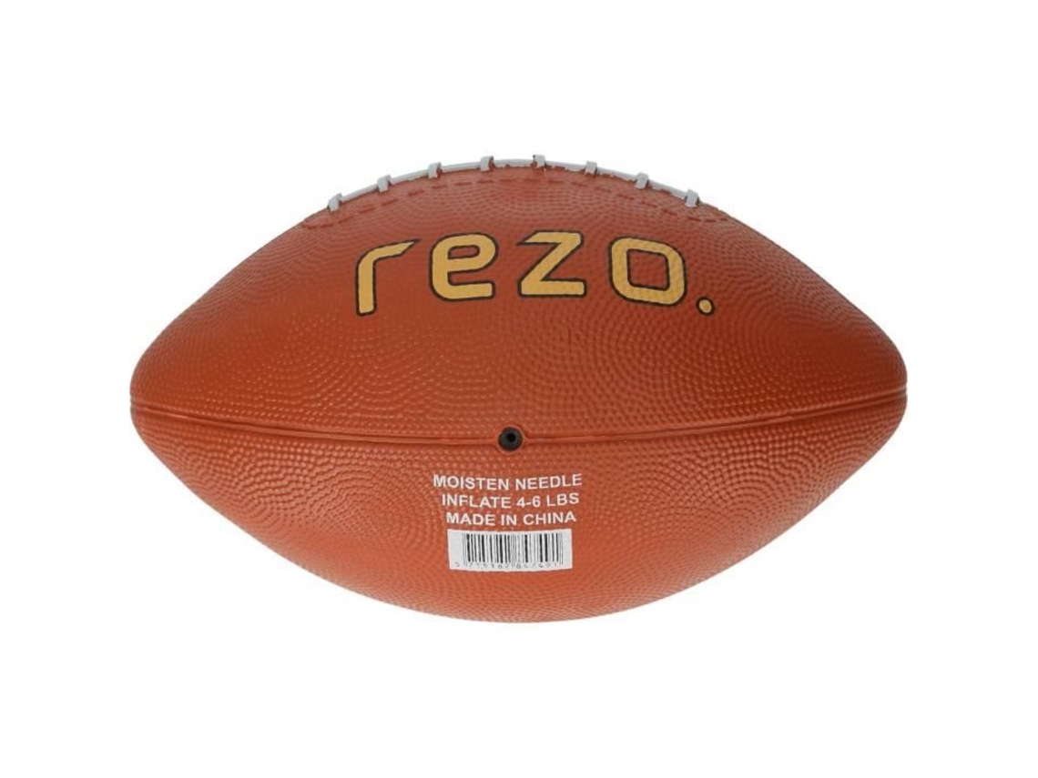 Bola De Futebol Americano Rezo Borracha Tamanho 6 Marrom Resistente E Versátil Aucune