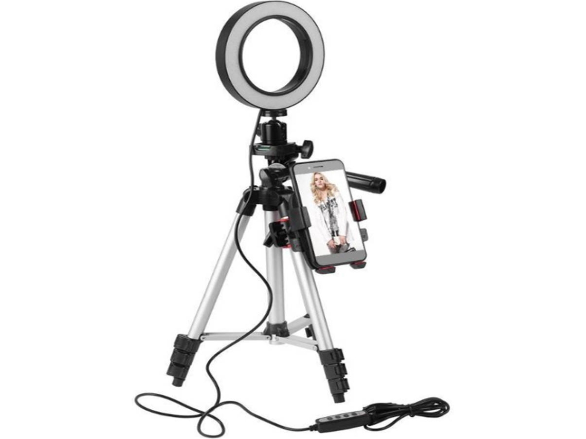 Tripé Ring Light WJS Ajustável LED