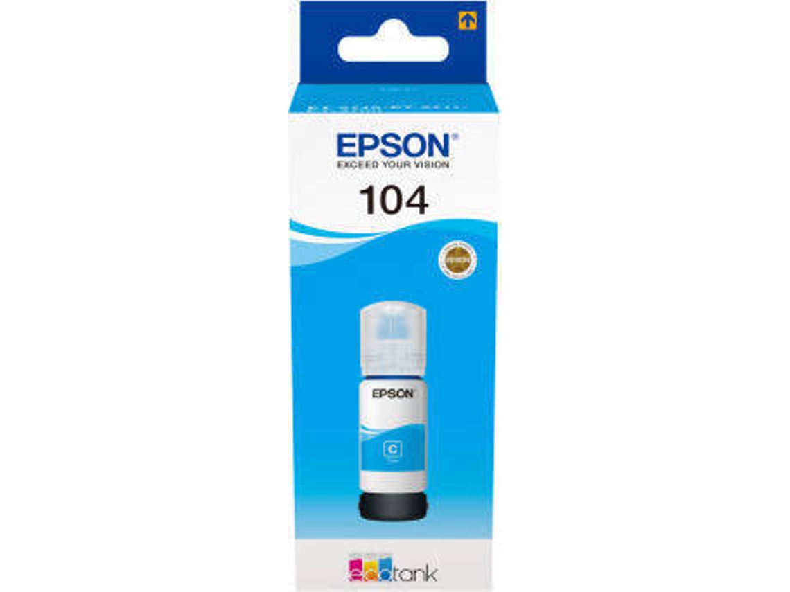 Tinteiro EPSON 104 Eco Tank C13T00P240 Azul