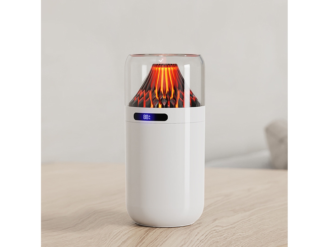Humidificador E Difusor De Aromas Henten Home Recarregável 1200 Mah Ajuste De Três Velocidades Branco