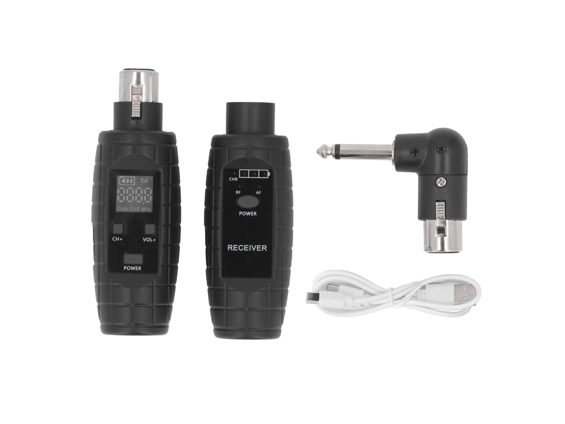Transmissor E Receptor De Microfone Sem Fio 16 Canais Para Uso Com Microfone