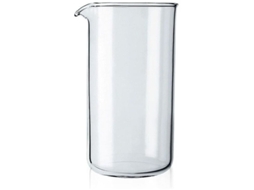 Jarra De Vidro Substituição Para Prensa Francesa, 35 Cl, Transparente. Compatível Com A Maioria Das Cafeteiras.