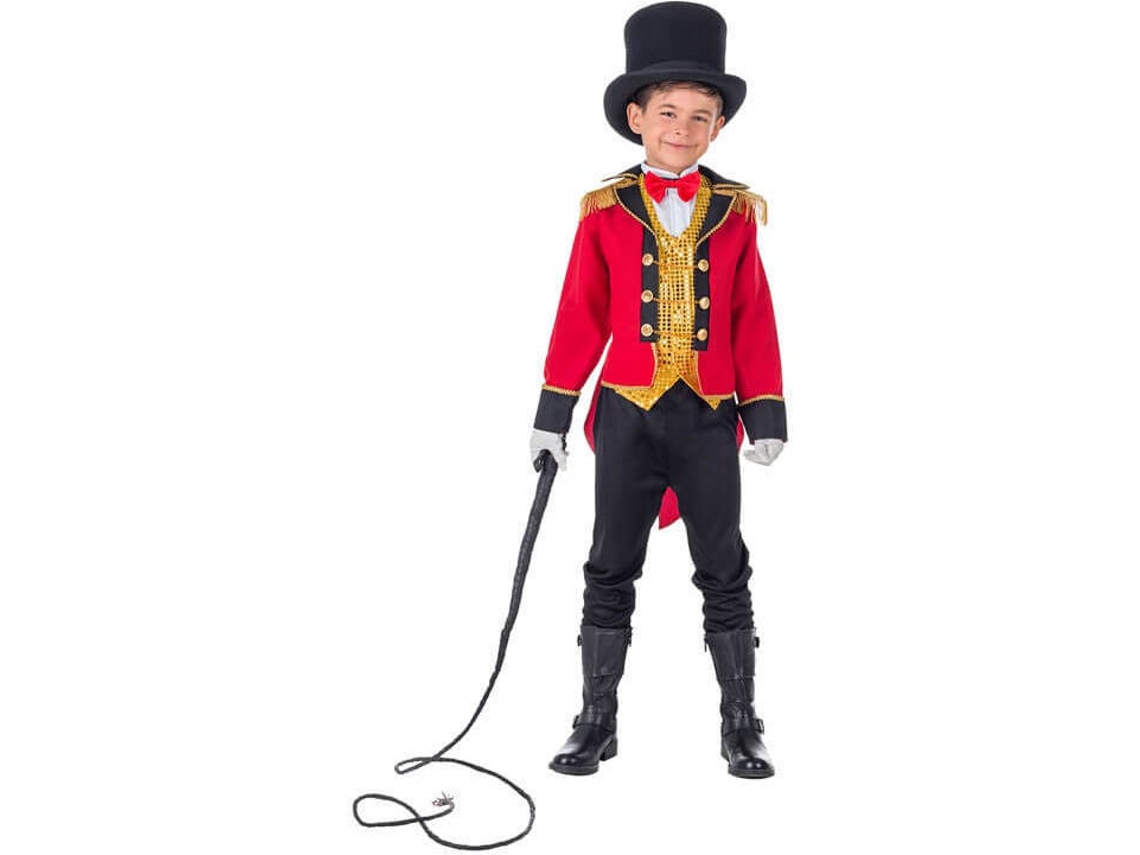 Fato de Menino DISFRAZZES Domador Vermelho (Tam: 10 a 12 anos)
